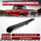 Black Dash Cover Dashpad Cover Compatible With 1973-1979 Ford F100 F150