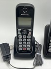 Panasonic Cordless Phone 2 Handsets Kx-tgd832m Metallic Black -answering Machine