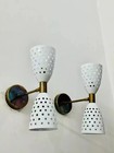 Vintage Mid Century 1950 s Style Italian Stilnovo Wall Sconce Lighting Pair Gift