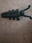 Vintage Cast Iron Boot Jack Ornate Beetle Bug Cricket   2 Usa 9 5  Long