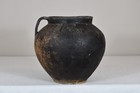 Vintage Clay Pot  Rustic Ceramic Vase Antique Pottery Vessel