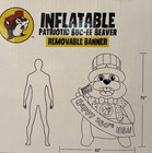 New Inflatable Patriotic Bucees Beaver 4th Of July 2026  happy 250th Usa  