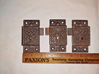  2  Matching Antique 1870s Victorian Eastlake Cabinet Door Locks Hardware  read 