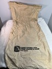 Bank Bag - Florida National Bank   Trust - Vintage Bank Bag - 26    X 13    Large