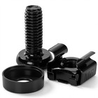 50 Pack M6 X 16mm Rack Mount Cage Nuts  Screws   Washers For Server Cabinet     