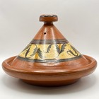 Moroccan Tajine Tagine Cooking Vessel Ceramic   Clay Pot 12    Vintage