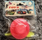 Vintage 1960s Tea Cup Toy Rack Card Pack Unopened Dime Store Novelty Japan Nos