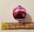 Lot Of 20 Pcs 30mm Bright Pink Shiny Metal Jingle Bells Christmas Crafts