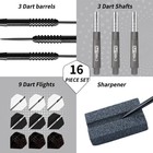 Cyeelife Tungsten Pro Steel Tip Dart Set 23g  Aluminum Shaft  Sharpener 2ba Zh05