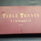 Vintage E i  Horsman parker Brothers Mixed Antique Table Tennis Set In Box Rare 