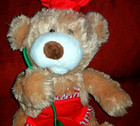 Avon Holly The Baking Bear Animated Plush How To Make Gingerbread Cookies 2013
