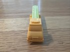 Pez Vintage Rare Truck Orange On Yellow Stem Moving Wheels Austria