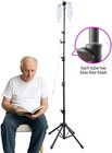 Four-leg Portable Iv Pole For Travel  Adjustable Iv Poles Bag Stand Feeding T   