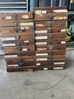 Kingsley 21 Cases Of Type Sets 3 Cases Parts  Howard Imprinting Machine Huge Lot
