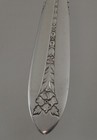 Small Solid Berry casserole Spoon Margaret Rose Sterling 1938 By National Silver