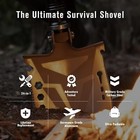  Survival Axe With Large Shovel Head And 1 6-3 1 Foot Extension Handle 