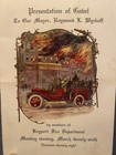 1928 Keyport New Jersey Presentation Of Gavel Mayor Raymond Wyckoff Fire Dept