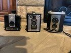 Lot Of 3 Vintage Brownie Cameras Art Deco