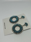 Southwestern Sterling Silver Turquoise Earrings   