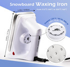 Ski Snowboard Tuning   Waxing Kit 13 15pc W  120v Iron Case