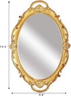 Mirrored Tray decorative Mirror For Perfume Organizer Jewelry Dresser Organizer 
