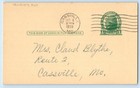 Cassville Mo Postal Card Barry County Burial Association Cemetery Plot 1938