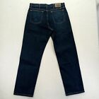 Wrangler Relaxed Fit Jeans Mens 34x32 Blue Straight Leg Nwt Denim Dark Wash