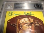 Warren Spahn Autograph Signed Hof In 1973 Plaque Beckett Auth Milwaukee Braves D