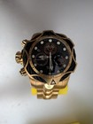 Invicta Bolt Men   s Quartz Chronograph Gold Tone Stainless Steel Watch W  Box