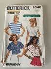 Butterick 6340 Sewing Pattern 6   8     10   12 Or 14    16    18 Uncut