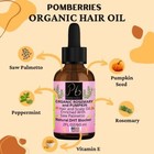 Organic Rosemary Hair Oil For Hair Growth With Saw Palmetto Oil  Stop Hair Loss