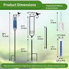 Upgraded Rain Gauge  Freeze Proof Rain Gauge Outdoor Best Rated