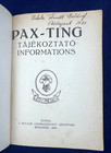 1939 Girl Scout Program First World Camp Pax Ting Hungary Antique Baden Powell