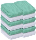 Oakias Kitchen Towels Aqua  12 Pack  16 X 26 Inches      Cotton Kitchen Hand
