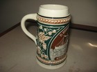 Antique Circa 1910 German Beer Stein Mug Steamer Ss George Washington Souvenir