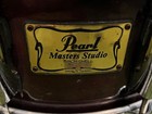 Pearl Masters Studio Birch Shell Snare Drum With Cast Hoops And Used Condition