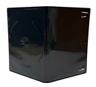 Standard Solid Shiny Glossy Black Single Dvd Cases 14mm Lot