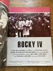 1985 Rocky Iv Souvenir Movie Program Fn Copy Sylvester Stallone