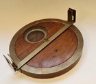 A Very Rare 18th Century French Surveying Plain Table Made In Brass And Wood