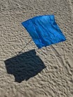 Lightweight Foldable Breeze Powered Canopy Sail Shade Beach Sun Umbrella