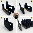 6-slot Foam Pistol Rack For Gun Safe  Gun Cabinet Accessories  Pistol Storage