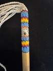 Handmade Beaded Native American Rattle Dance Stick Without Gourd 22  See