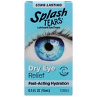 Splash Tears Artificial Tears Lubricant Eye Drops 0 5 Fl Oz Long-lasting Daily