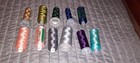 Lot Of 11 Spools Madiera Polyneon No  40 Embroidery Thread New And Used