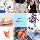 44-color Airbrush Paint Set 1oz     Water-based Kit For Leather  Shoes   Art