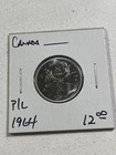 1964 Canada 25 Cents Silver Coin Proof Like