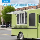 36x36 Concession Window Aluminum Alloy With Sliding Windows For Food Trucks
