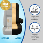 2 Pack Rv Captain Chair Seat Covers Universal Fit Motorhome Camper Van
