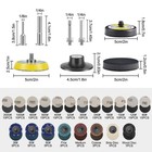 195pcs 2  Sanding Disc Set W  1 8  1 4  Shank For Drill Die Grinder Rotary Tool