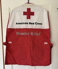 Vintage American Red Cross Disaster Relief Vest Adult Size Large Hanover Uniform
